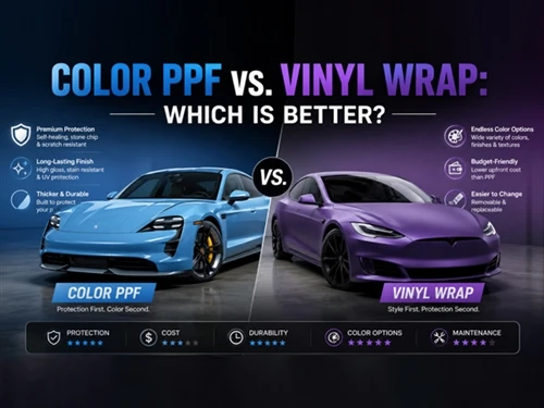 Farb-PPF vs. Vinylfolie: Was ist besser? Der ultimative Vergleichsführer für ...